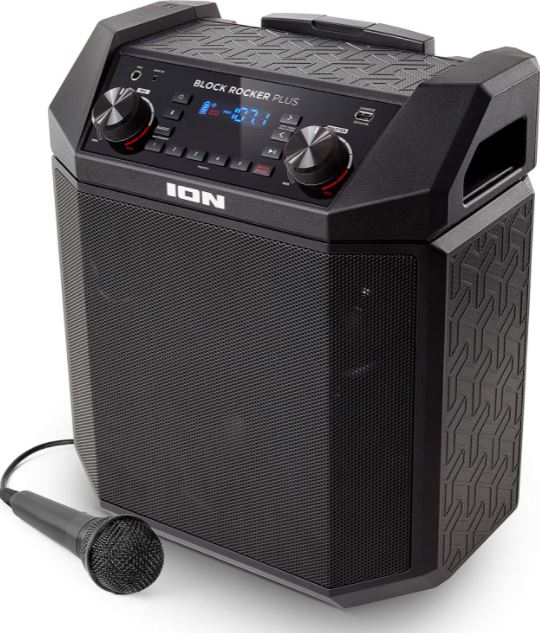 ION Block Rocker Party Speaker With Radio