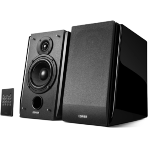 Black R1850 Bookshelf Speakers